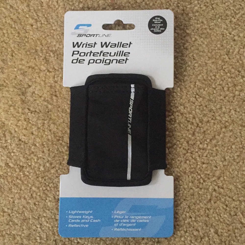 Sportline Reflective wrist wallet